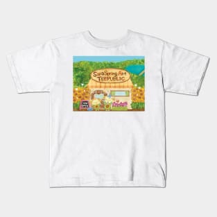 Sara Spring Art TEEPUBLIC Store Kids T-Shirt